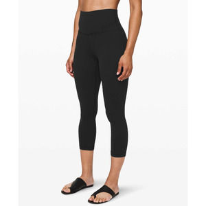Lululemon Align Crop 22" in Black, Size 4